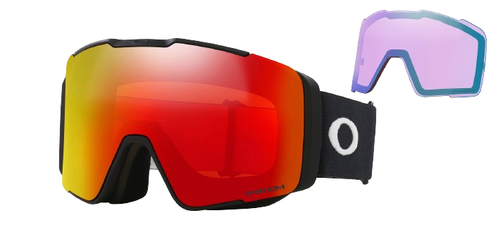 Brille Oakley Line Miner Pro L Matte Black Prizm Torch + ersatzlinse Prizm Iced - 2024/25