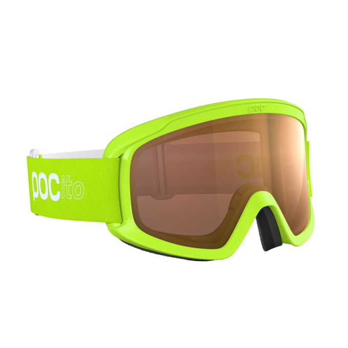 Brille POC POCito Opsin Fluorescent Yellow/Green/Partly Sunny Light Orange - 2024/25