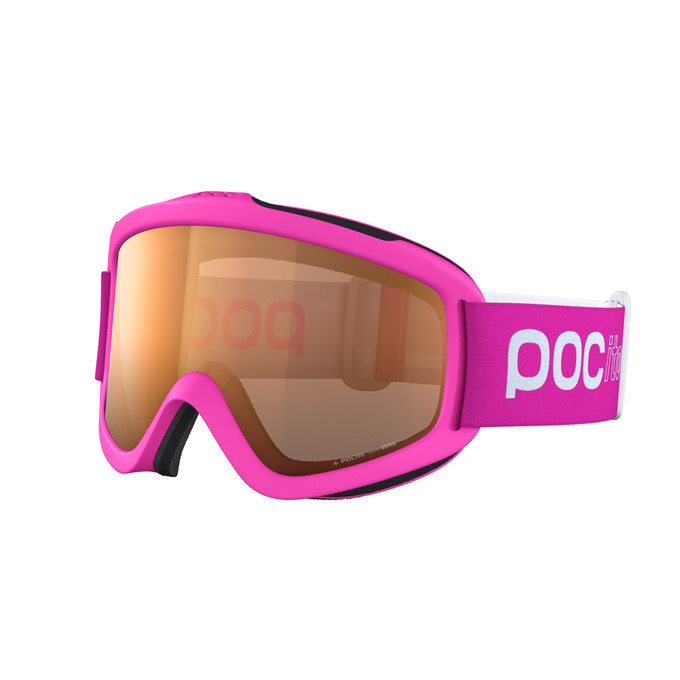 Brille POC Pocito Iris Fluorescent Pink/Clearity Pocito - 2023/24