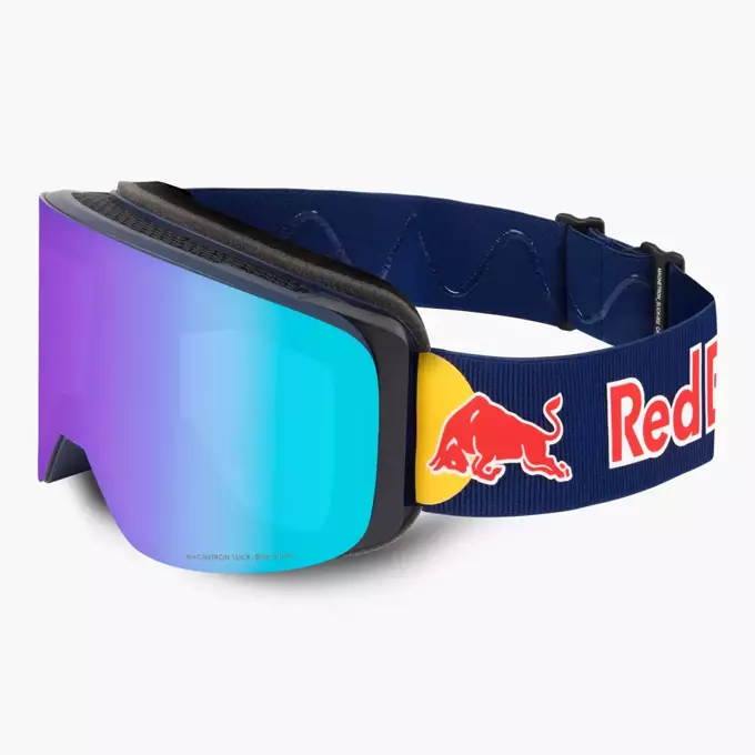 Brille RED BULL SPECT Magnetronslick-002 Matt Dark Blue/Smoke Blue Mirror - 2022/23