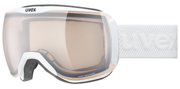 Brille UVEX Downhill 2100 V White/Mat - 2022/23