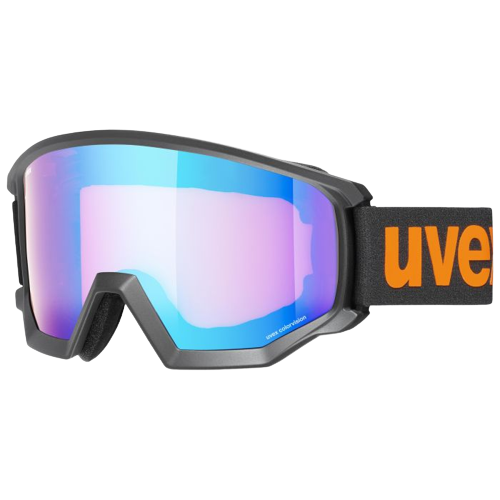 Brille Uvex Athletic CV Black/Matt Blue-Orange - 2023/24