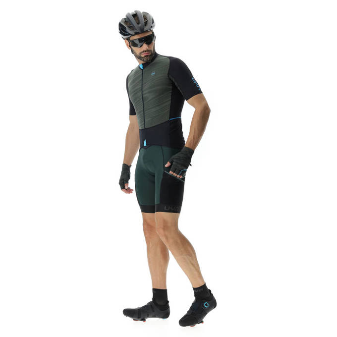 Fahrradtrikot UYN Man Allroad Biking Black Pine - 2023