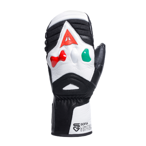 Handschuhe Dainese Ergotek PRO Mitten Sofia Goggia White/Italy - 2023/24