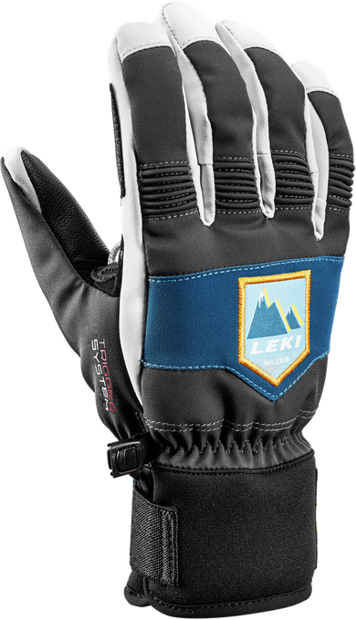 Handschuhe LEKI Patrol 3D Junior Graphite/Petrol - 2023/24