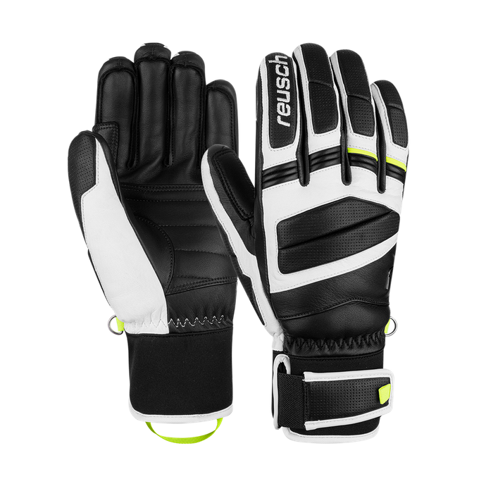 Handschuhe Reusch Master Pro Black/White/Safety Yellow - 2024/25