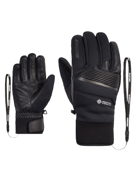 Handschuhe Ziener Ganno WS Man Glove Ski Alpine Black - 2024/25