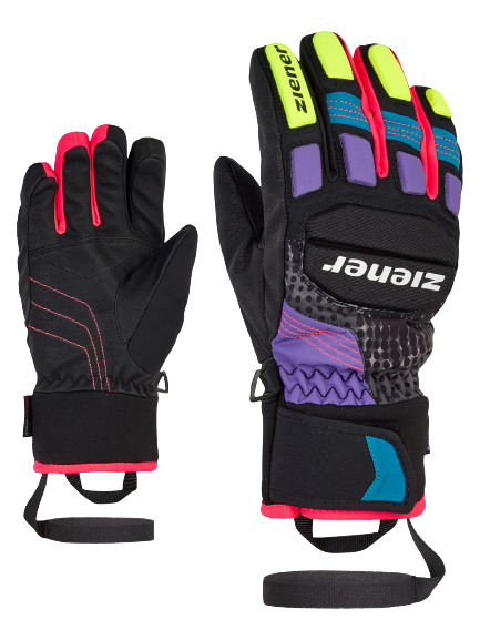 Handschuhe Ziener Luro AS PR Junior Glove Junior Multicolor Print - 2023/24