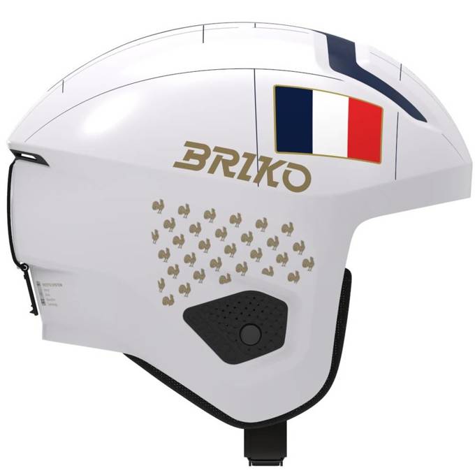 Helm Briko Vulcano 2.0 France Shiny/White Tangar - 2023/24