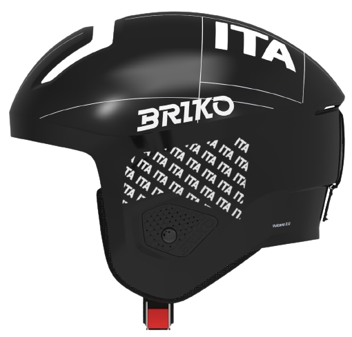 Helm Briko Vulcano 2.0 Italia Shiny/Black White - 2024/25