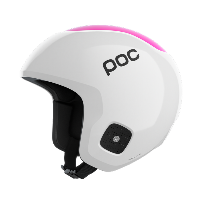 Helm POC Skull Dura Jr Hydrogen White/Fluorescent Pink - 2022/23
