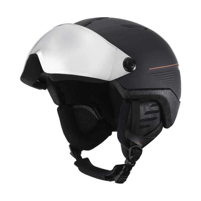 Helm Rossignol Fit Visor Impacts Photochr Black - 2024/25