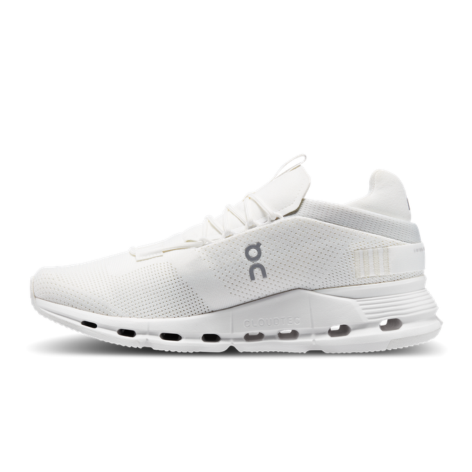 Herren Schuhe On Running Cloudnova Undyed-white/White