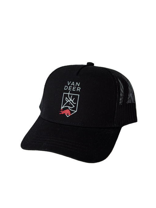 Kappe Van Deer Trucker Cap Black - 2024/25