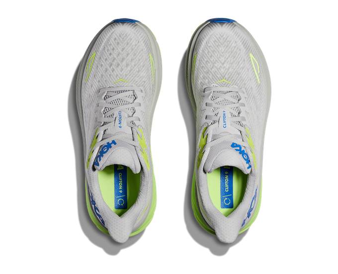 Man Schuhe Hoka Clifton 9 Stardust/Electric Cobalt