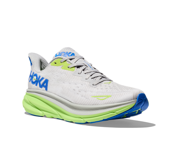 Man Schuhe Hoka Clifton 9 Stardust/Electric Cobalt