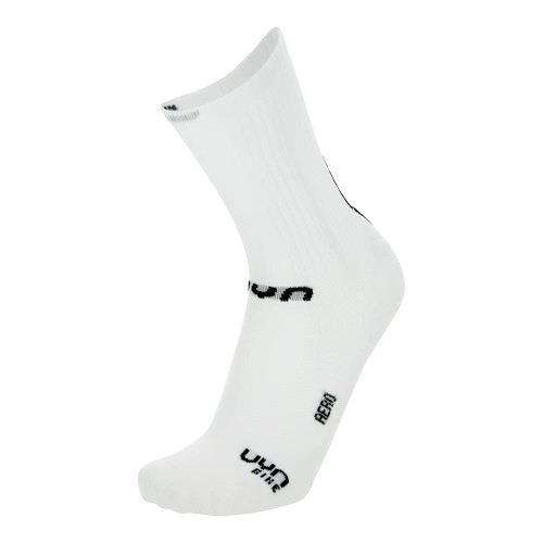 Radsocken UYN Man Biking Aero White/Black- 2023