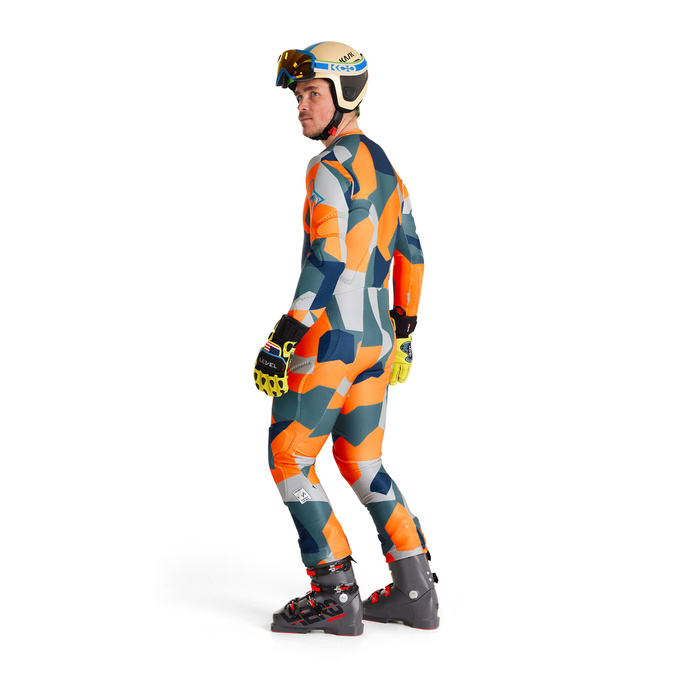 Rennanzug Spyder Performance Gs Race Suit Orange Shock - 2024/25