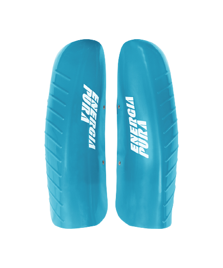 Schienbeinschutz ENERGIAPURA Shinguard Racing Turquoise/White Senior - 2023/24