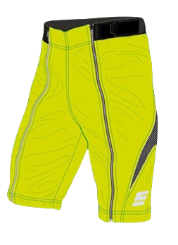 Shorts ENERGIAPURA New Wengen Color Adjustable Junior Acid Green - 2021/22