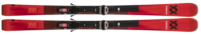 Ski VOLKL Deacon 80 + Lowride XL 13 FR Demo GW Black/Flo/Red - 2022/23