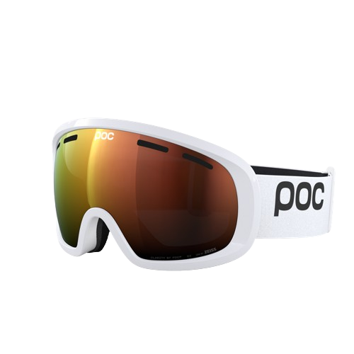 Skibrille POC Fovea Mid Hydrogen White/Partly Sunny Orange - 2024/25