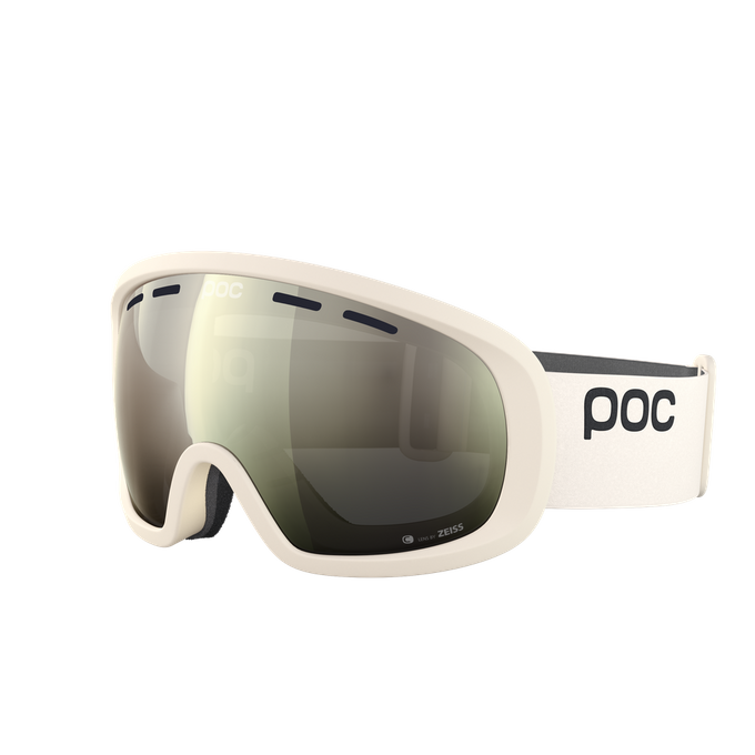 Skibrille POC Fovea Mid Selentine White/Partly Sunny Ivory - 2023/24