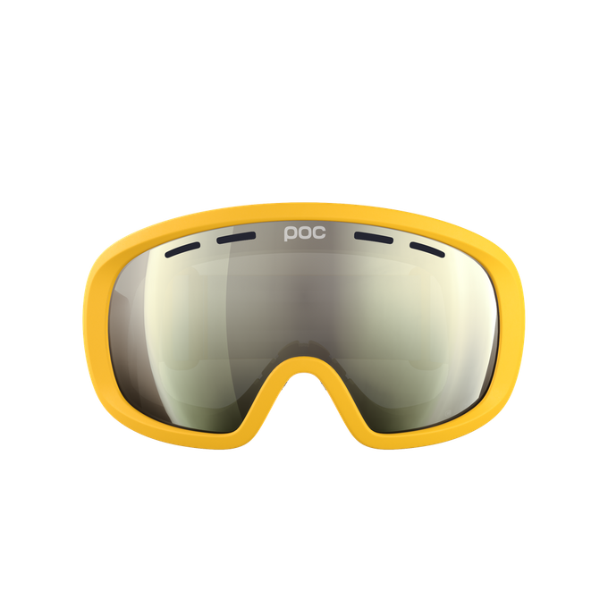 Skibrille POC Fovea Mid Sulphite Yellow/Partly Sunny Ivory - 2023/24
