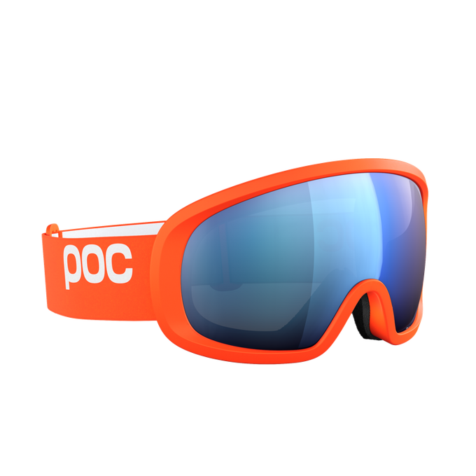 Skibrille POC Fovea Mid Zink Orange/Partly Sunny Blue - 2024/25