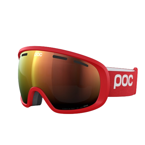 Skibrille POC Fovea Prismane Red/Partly Sunny Orange - 2024/25