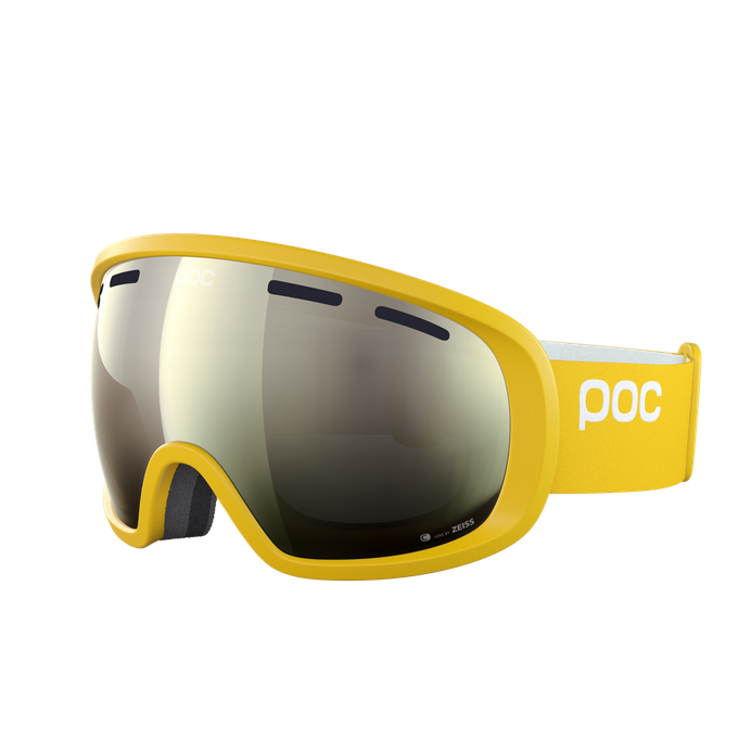 Skibrille POC Fovea Sulphite Yellow/Partly Sunny Ivory - 2023/24