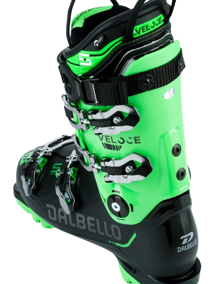 Skischuhe Dalbello Veloce 130 GW Black/Race Green - 2023/24