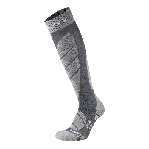 Skisocken UYN Junior Ski Socks Grey - 2024/25