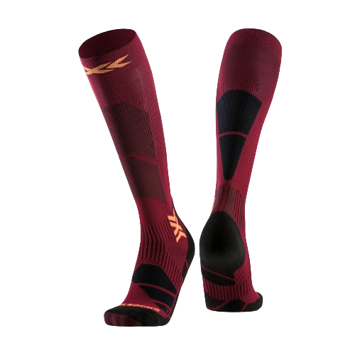 Skisocken X-Socks Ski Perform OTC Dune Red/Orange - 2024/25