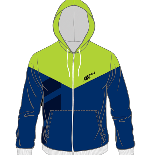 Softshell ENERGIAPURA Felpa Tip Blue/Acid Green - 2021/22