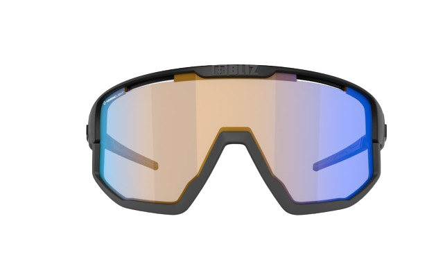 Sonnenbrille BLIZ Fusion Nano Nordic Light Matt Black/Coral Orange Blue