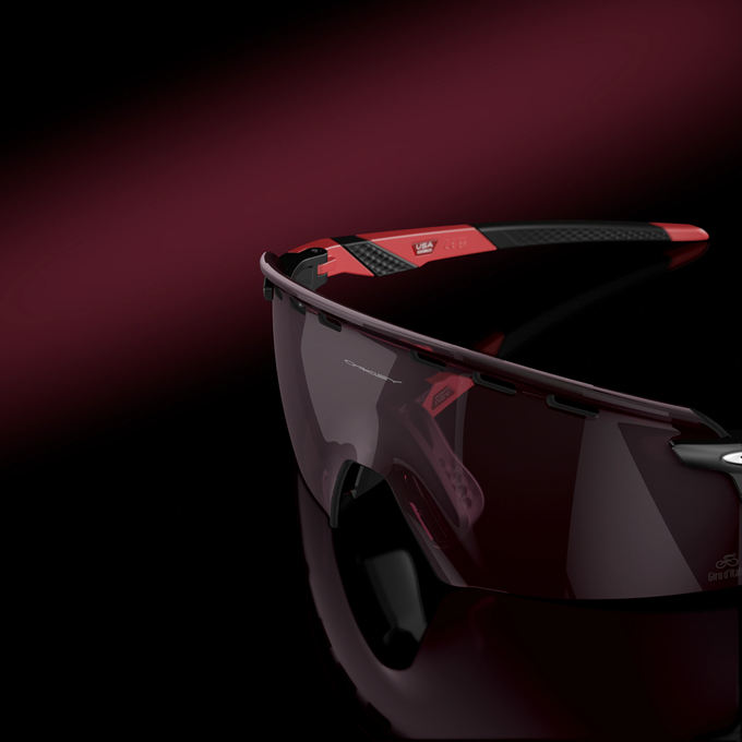 Sonnenbrille OAKLEY Encoder Strike Vented Giro d'Italia Collection Prizm Road Black Lenses / Giro Pink Stripes Frame