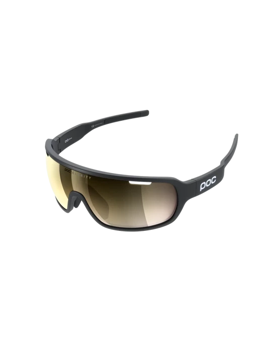 Sonnenbrille POC Do Blade Uranium Black - Violet/Gold Mirror - 2024/25