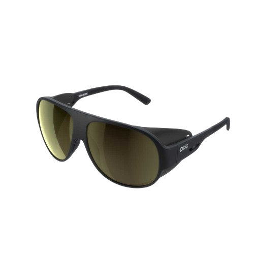 Sonnenbrille POC Nivalis Black/Glacier/Gold Mirror - 2024/25