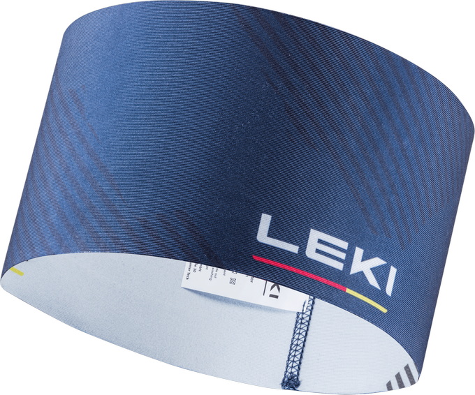 Stirnband LEKI XC Headband blue-white-grey - 2023