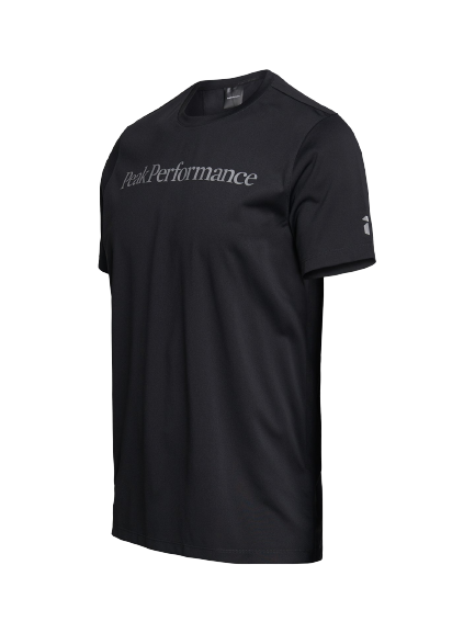 T-Shirt PEAK PERFORMANCE M Alum Light SS Black - 2022