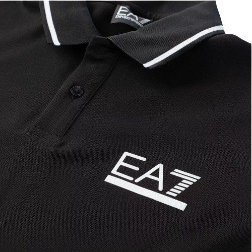 T-shirt Emporio Armani Man Jersey Polo Black