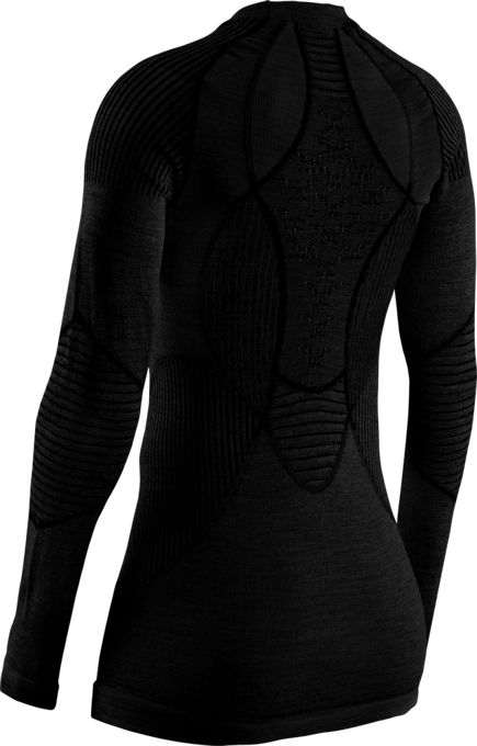 Thermounterwäsche X-Bionic Apani 4.0 Merino Shirt Round Neck LG SL Women Black - 2023/24