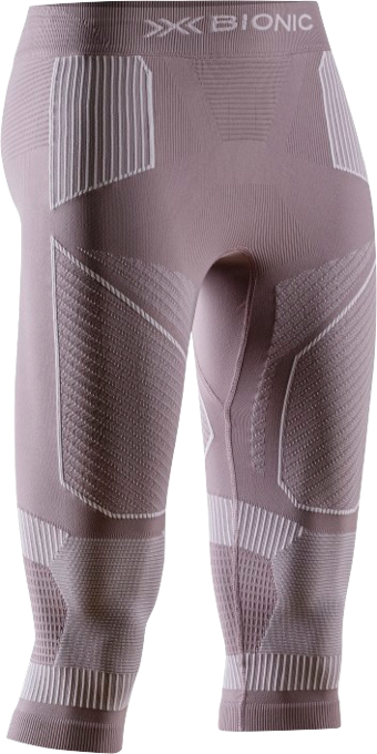 Thermounterwäsche X-bionic Energy Accumulator Light Pants 3/4 WMN Dusty Lavender/Arctic White - 2024/25