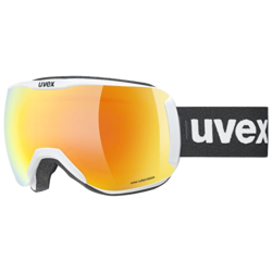 Brille Uvex Downhill 2100 CV White Matt SL Orange-Green - 2023/24