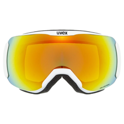 Brille Uvex Downhill 2100 CV White Matt SL Orange-Green - 2023/24