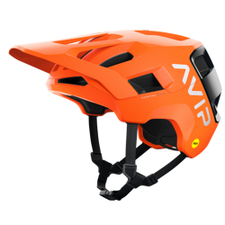 Fahrradhelm POC Kortal Race MIPS Fluorescent Orange AVIP/Uranium Black Matt - 2024