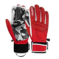 Handschuhe REUSCH Marco Odermatt Fire Red/Grey Camo - 2022/23