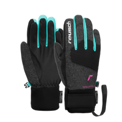 Handschuhe Reusch Simon R-TEX XT Junior Black Melange/Bachelor Button/Knockout Pink - 2024/25