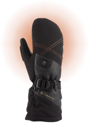 Handschuhe Therm-ic Ultra Heat Boost Gloves Mitt Women Black - 2024/25